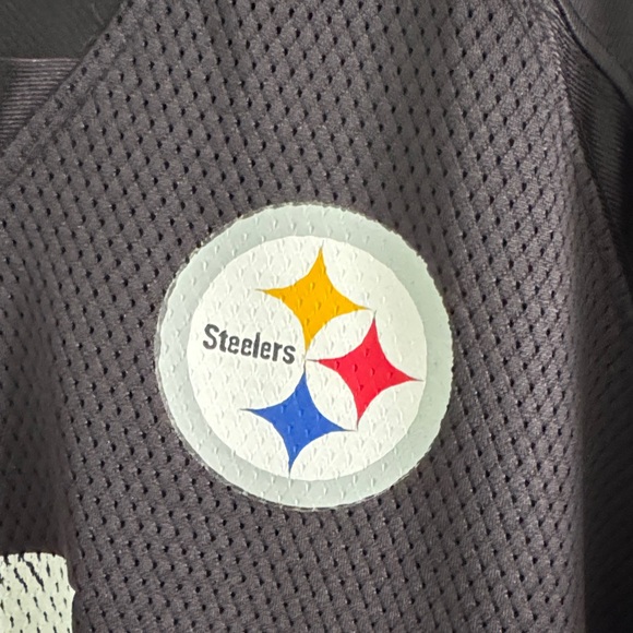Steelers Roetglisberger 7 Reebok Black NFL Equipment Jersey - Picture 9 of 11